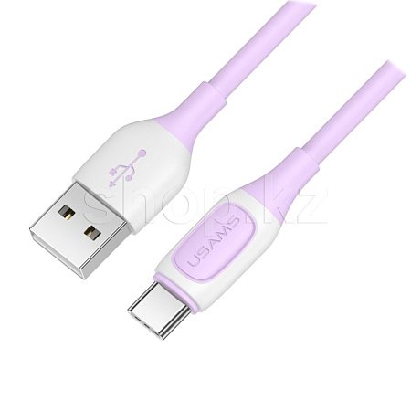 Кабель интерфейсный для USB Type-C Usams US-SJ596, 1m, Purple