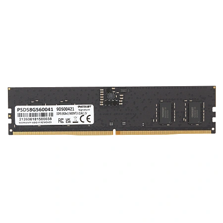 DDR-5 DIMM 8 GB 5600 MHz Patriot Signature Line, BOX (PSD58G560041)
