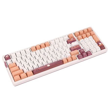 Клавиатура VGN V98Pro V2, Iceberry ice cream, Orange, USB