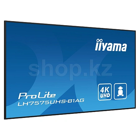 Монитор 75" iiyama ProLite LH7575UHS-B1AG, Black