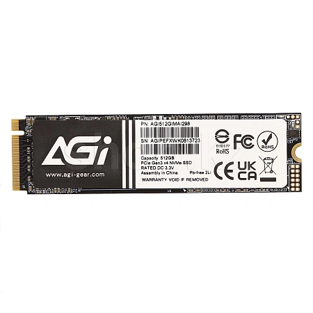 SSD 512GB AGI AI298, M.2, PCIe 3.0