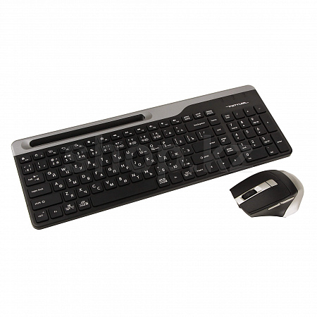 Клавиатура A4Tech Fstyler FB2535C, Smoky Grey, USB + мышь