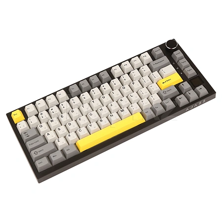 Клавиатура Ajazz AK820 Pro, Gift Switch, Black-Yellow, USB