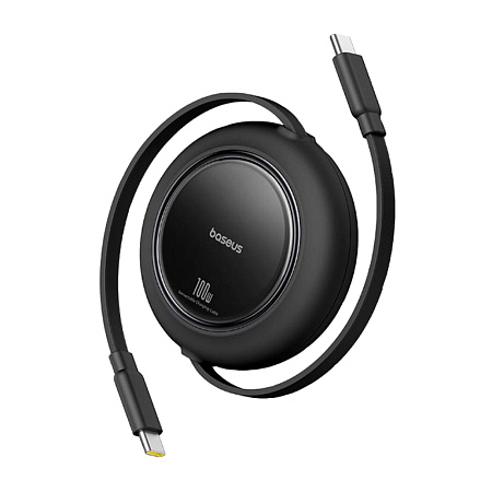 Кабель интерфейсный для USB Type-C - Type-C Baseus Free2Pull CB000110, 2m, Black