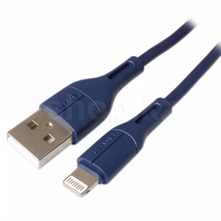 Lightning Usams SJ500, 1m, Blue интерфейс кабелі
