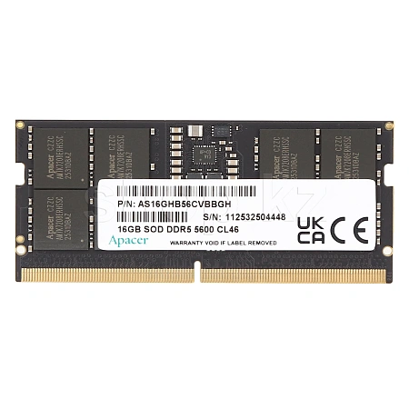 SO-DIMM 16GB DDR5 PC44800/5600MHz Apacer, BOX (FS.16G2C.PKH)