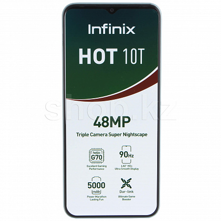Смартфон Infinix HOT 10T, 128Gb, Morandi Green (X689C)