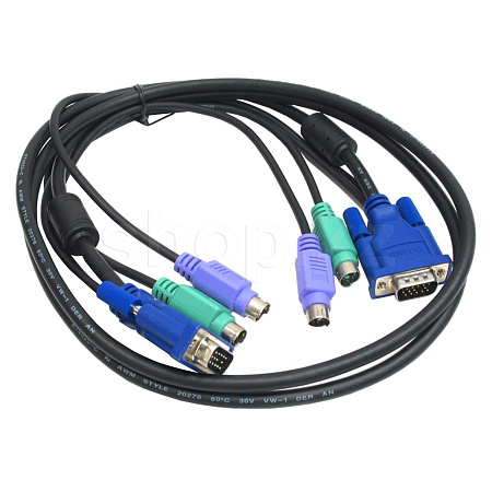 D-Link Cable Kit for DKVM CB15 Products, PS/2 keyb., PS/2 mouse, monitor