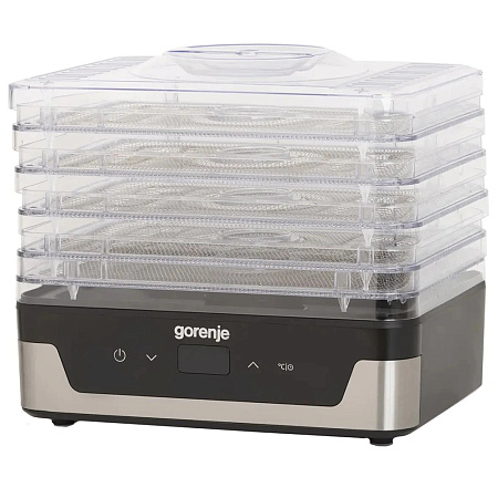 Сушилка для продуктов Gorenje FDK400DE, Black-Steel