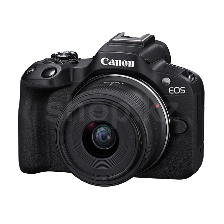 Цифровая камера Canon EOS R50 + RF-S, 18-45 mm, IS STM, Black