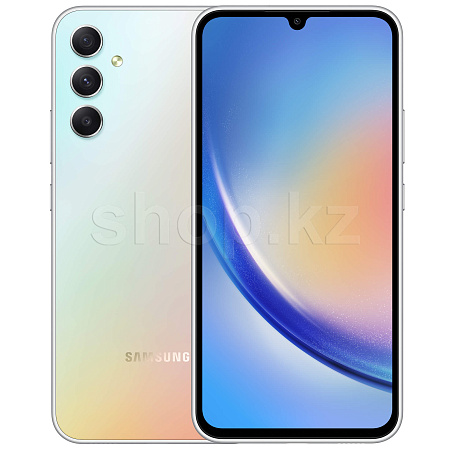 Смартфон Samsung Galaxy A34 5G, 128 GB, Awesome Silver (SM-A346E)