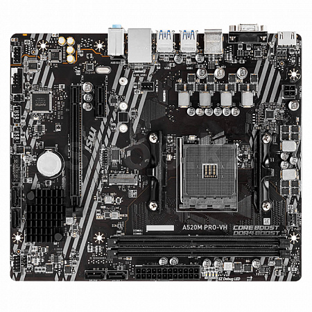 Материнская плата MSI A520M PRO-VH, AM4