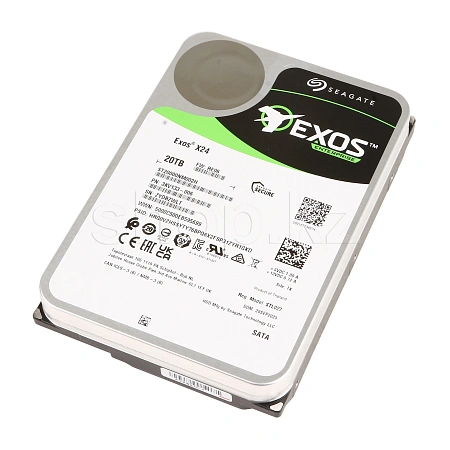 Жесткий диск 20 TB Seagate EXOS X24 (ST20000NM002H), 3.5", 512 MB, SATA III