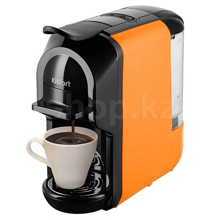 Кофеварка Kitfort КТ-7528, Orange-Black
