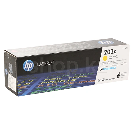 Картридж HP CF542X No 203X, Yellow
