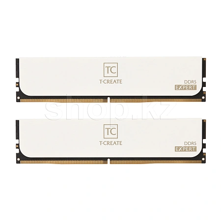 DDR-5 DIMM 32 GB 6400 MHz TeamGroup T-Create Expert, 2x 16 GB Kit, White, BOX (CTCWD532G6400HC40BDC01)