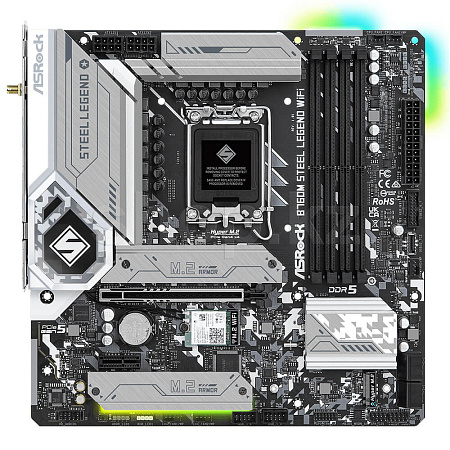 ASRock B760M Steel Legend WiFi, LGA1700 жүйелік тақтасы