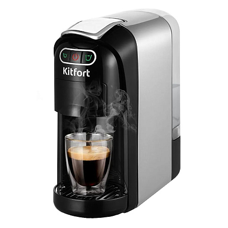 Kitfort KT-7508, Black-Steel кофеқайнатқышы