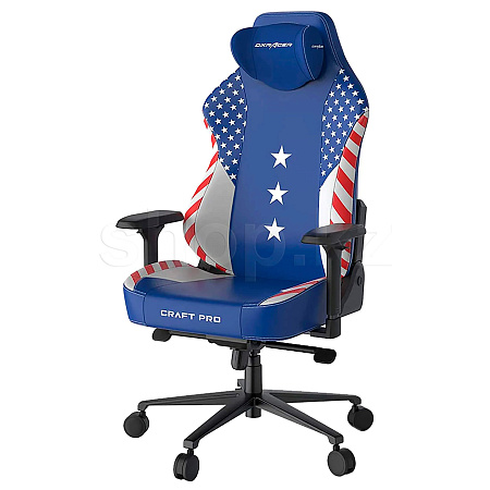 Кресло геймерское DXRacer CRAFT PRO CRA/PRH009/BW, Blue-White