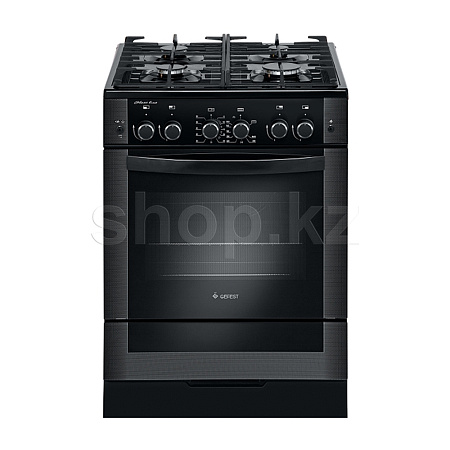 Gefest ПГ 6500-02 0044, Black газ плитасы