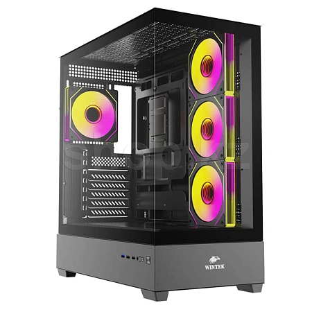 Корпус Wintek Tower 225-B TG, Black