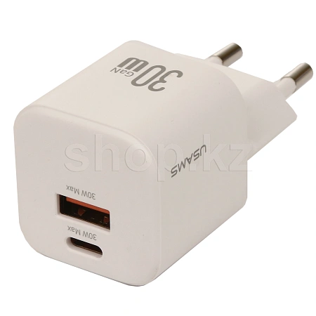 Зарядное устройство Usams US-CC263, 30W, White