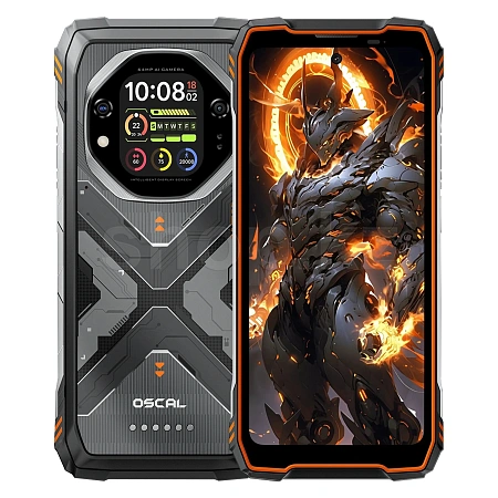 Смартфон Oscal Tank 1, 12 GB, 256 GB, Black
