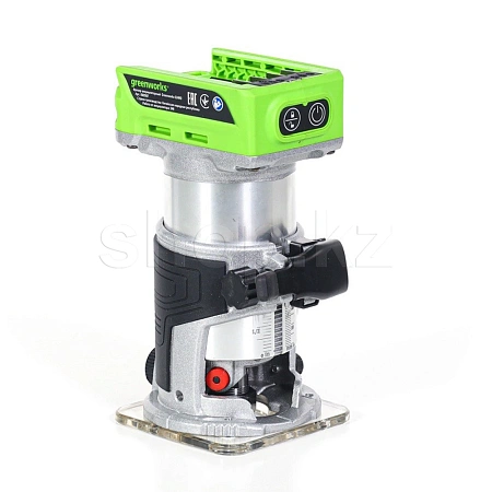 Фрезер аккумуляторный Greenworks G24RO, без аккумулятора и ЗУ