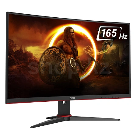 Монитор 27" AOC Curved CQ27G2SE/BK/01, Black-Red