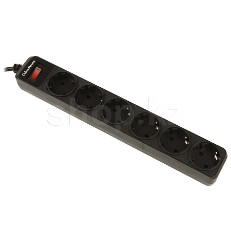 Сетевой фильтр CyberPower B0620SB0-DE, 6 розеток, 1.8м, Black