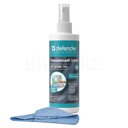 Чистящий набор Defender CLN 30588 Pro, спрей 100мл + микрофибра