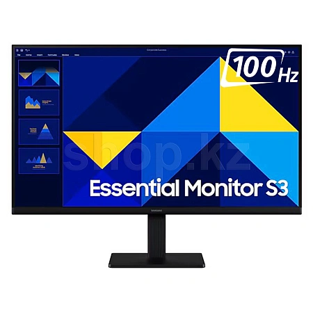 Монитор 24" Samsung Essential S3 LS24D300GAIXCI, Black