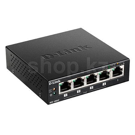 Switch 5 port D-Link DES-1005P/B1A