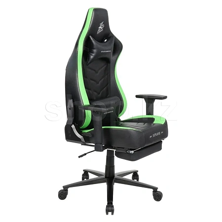 1Stplayer DK1 PRO-FR-BKGE, Black-Green ойын креслолары