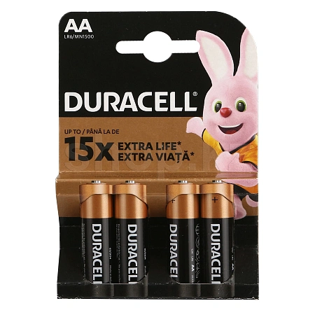 Duracell Basic AA LR6/MN1500, 1.5V 4 дана , батареясы