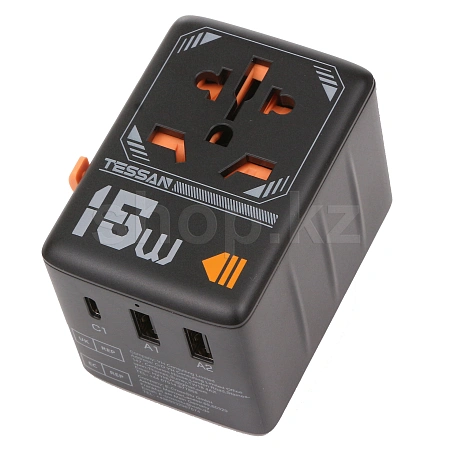 Tessan TS-WTA01, USB, Black зарядтау құрылғысы