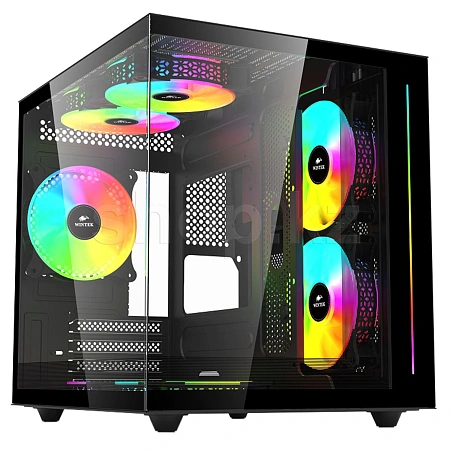 Корпус Wintek Cube V900-B TG, Black