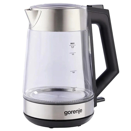 Чайник Gorenje K17OGS, Steel-Black