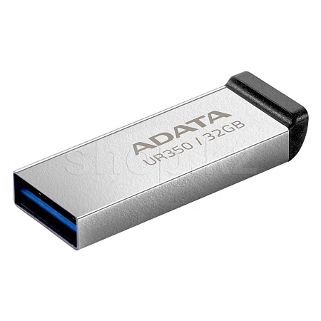USB 32 GB ADATA UR350, USB 3.2, Black флешкасы