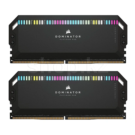 DDR-5 DIMM 32 GB 5200 MHz Corsair Dominator Platinum RGB, 2x 16 GB Kit, Black, BOX (CMT32GX5M2B5200C40)
