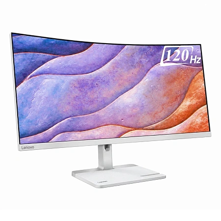 Монитор 34" Lenovo L34W-4C, Cloud Gray