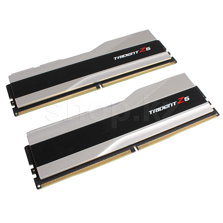 DDR-5 DIMM 32 GB 5600 MHz G.SKILL Trident Z5, 2x 16 GB Kit, Silver, BOX (F5-5600J4040C16GX2-TZ5S)