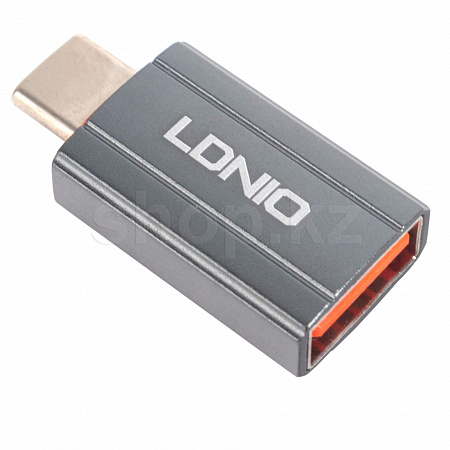 USB Type-C - USB LDNIO LC140, Grey адаптері