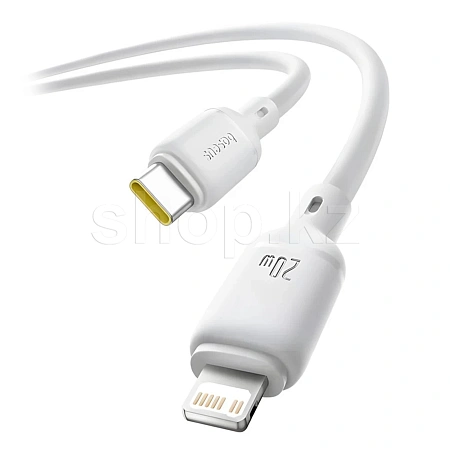Кабель интерфейсный для Apple Lightning - USB Type-C Baseus Silky CB000116, 2m, Moon White