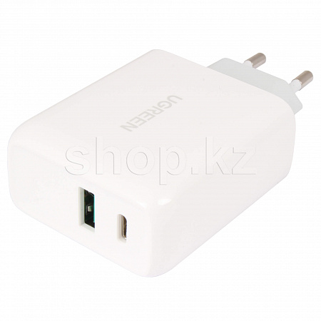 Ugreen CD170, White, USB зарядтау құрылғысы