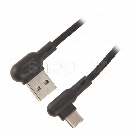 Кабель интерфейсный для USB Type-C Usams SJ-457, 1.2m, Black