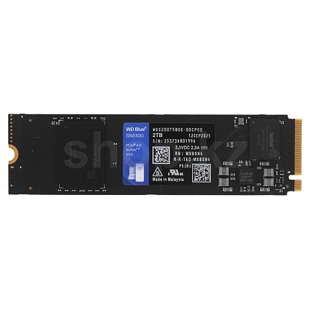 SSD накопитель 2 TB Western Digital Blue SN5100, M.2, PCle 4.0