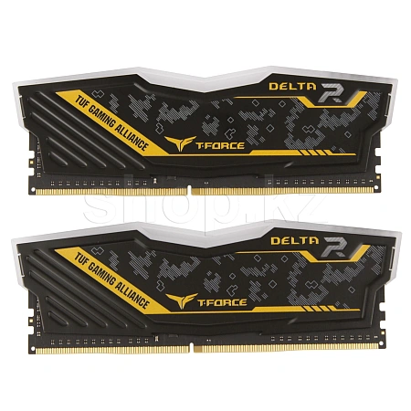 DDR-4 DIMM 16 GB 3600 MHz Team Group T-Force Delta TUF Gaming RGB, 2x 8 GB Kit, BOX (TF9D416G3600HC18JDC01)