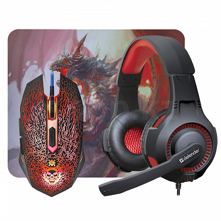 Defender DragonBorn MHP-003 ойын жиынтығы (тінтуір+кілемше+гарнитура)