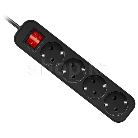 Сетевой фильтр Defender G450, 4 розетки, 5м, Black